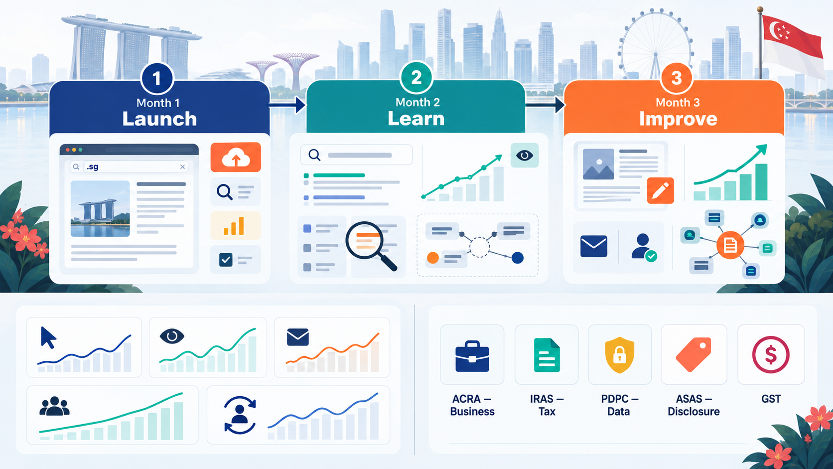 How to Start a Blog in Singapore (2026 Step-by-Step Guide) 3 how to start a blog - check requirements infographics