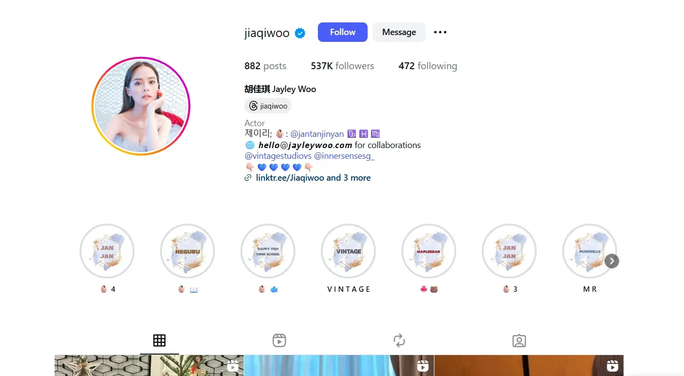 Top 24 Instagram Influencers In Singapore 2026 12 jayley woo as one of the top instagram influencers
