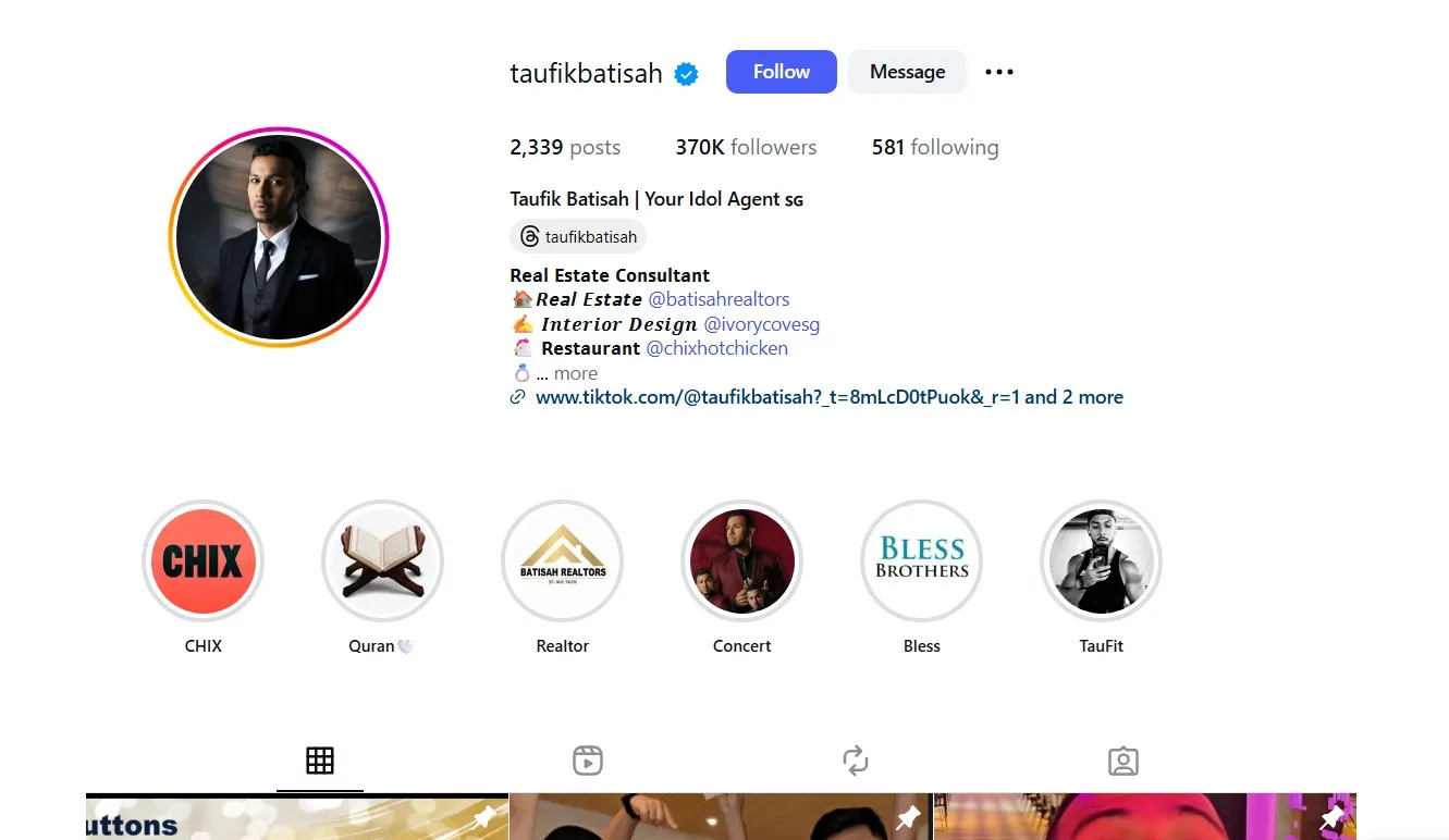 Top 24 Instagram Influencers In Singapore 2026 22 taufik batisah as one of the top instagram influencers