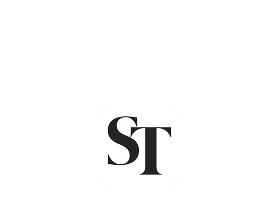 Stylized ST monogram logo within a laurel wreath