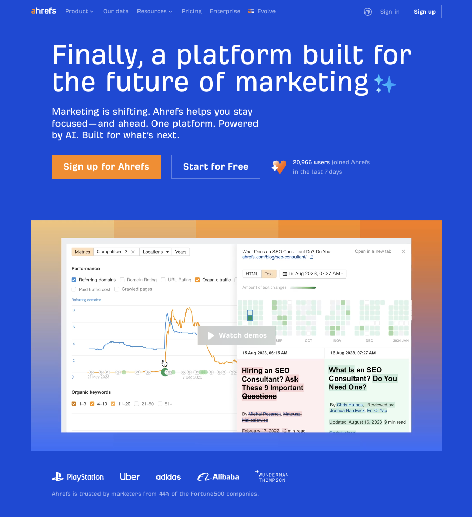 Best SEO Websites - Ahrefs - The Singapore Success Story