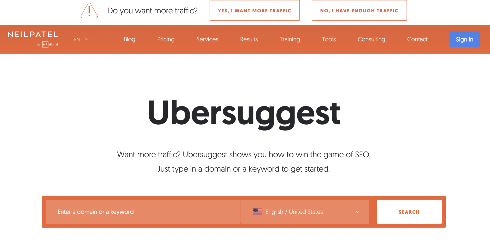 Best SEO Websites - Neil Patel's Ubersuggest - The Budget-Friendly Powerhouse