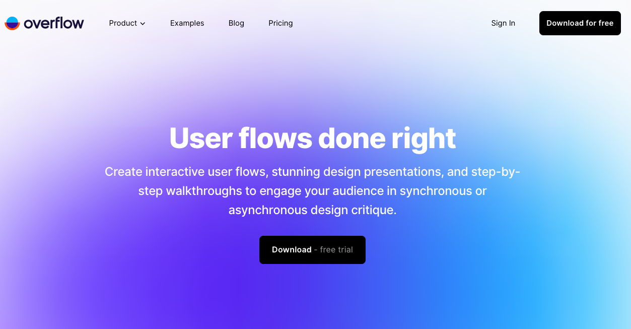 17 Best Web Design Tools For Singapore Teams (2025 Guide) 10 Web Design Tools - Overflow – Visual User Flows and Design Logic