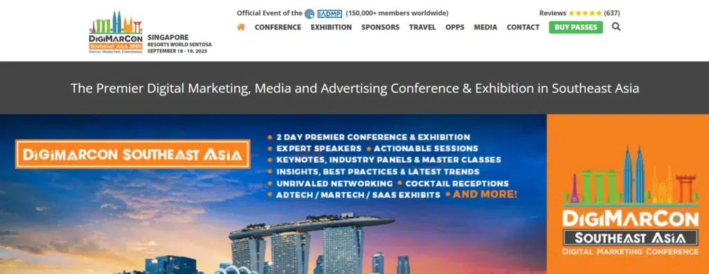 SEO Conferences - DigiMarCon Southeast Asia