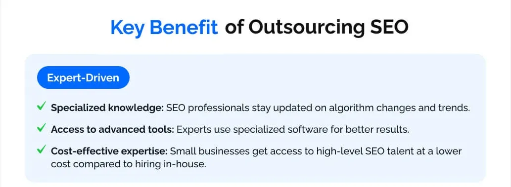 Advantages of leveraging SEO expert responsibilities