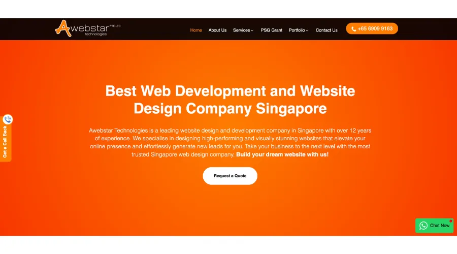 Awebstar Technologies as one of the best SEO agencies in Singapore