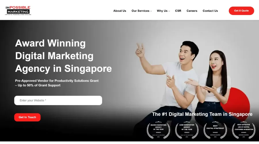 Impossible Marketing as one of the best SEO agencies in Singapore