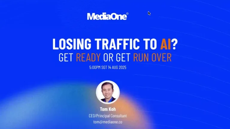 Introduction slide of Losing Traffic to AI Get Ready or Get Run Over