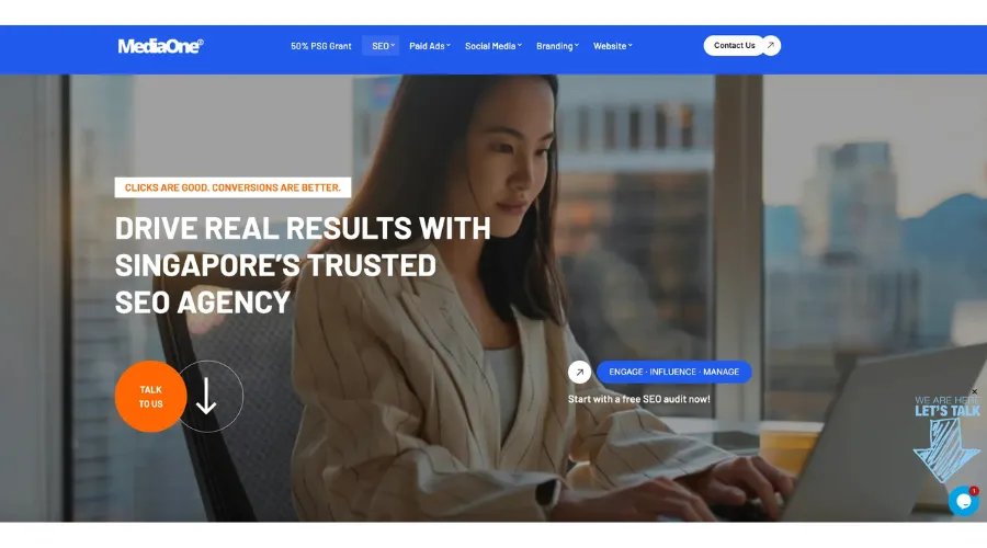 MediaOne as one of the best SEO agencies in Singapore