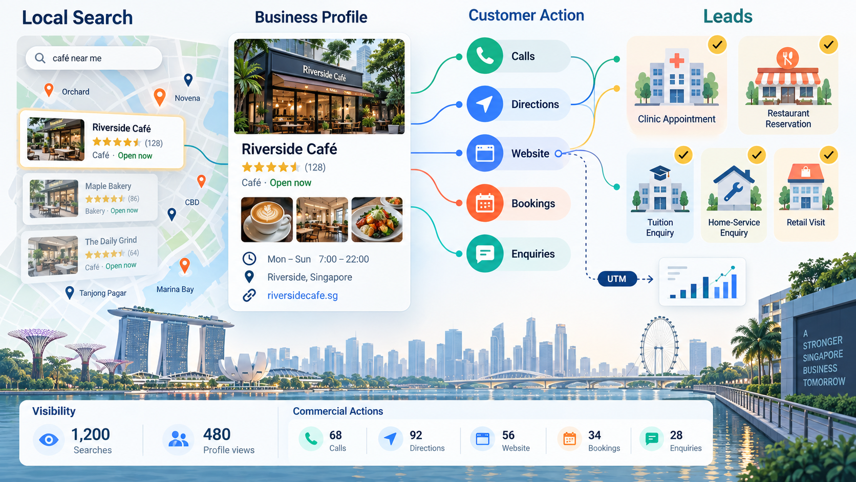 Google Business Profile Optimisation Checklist for Singapore in 2027 3 google business profile local search to leads singapore