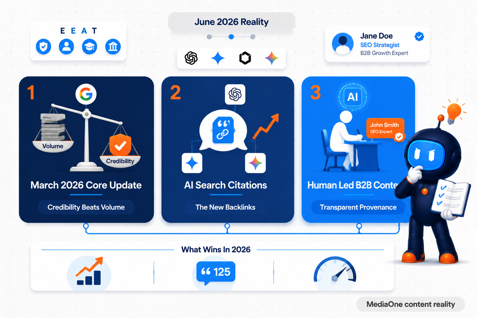 2026 SEO content writing three shifts framework