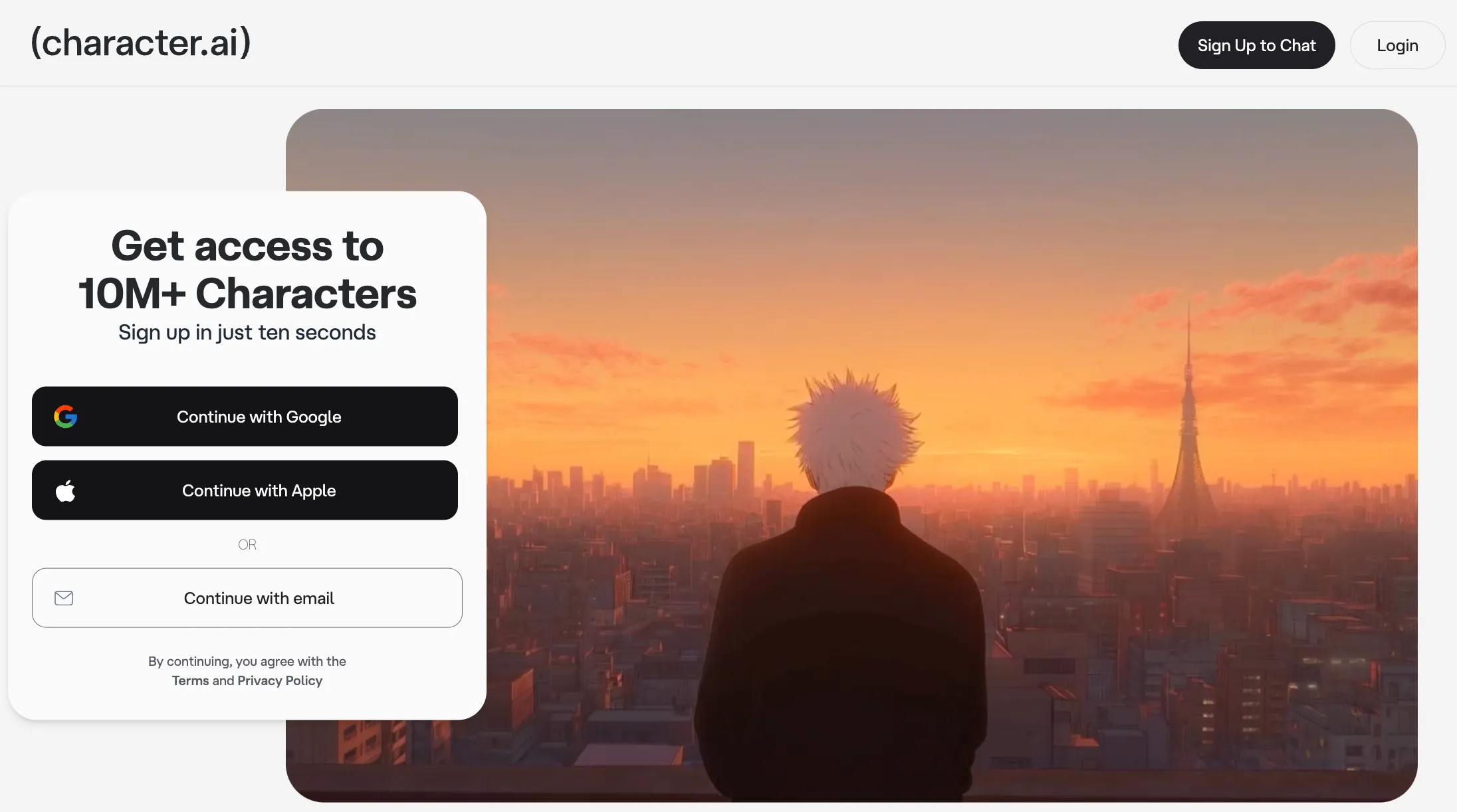 Character.ai 15 best AI chatbot in Singapore