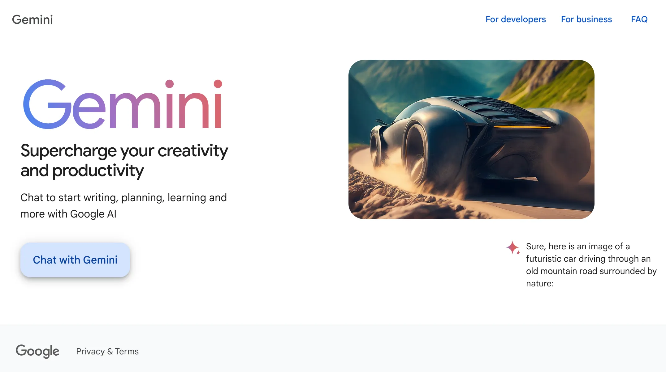 Gemini 15 best AI chatbot in Singapore