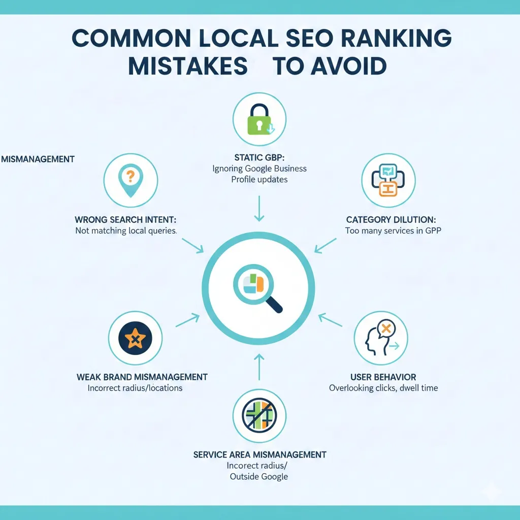 common local seo ranking factors to avoid