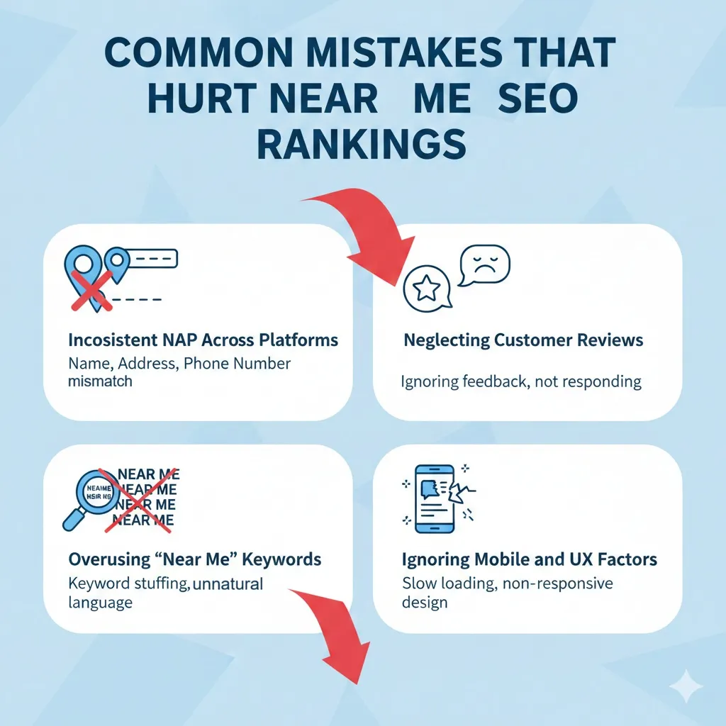 common mistakes for near me seo
