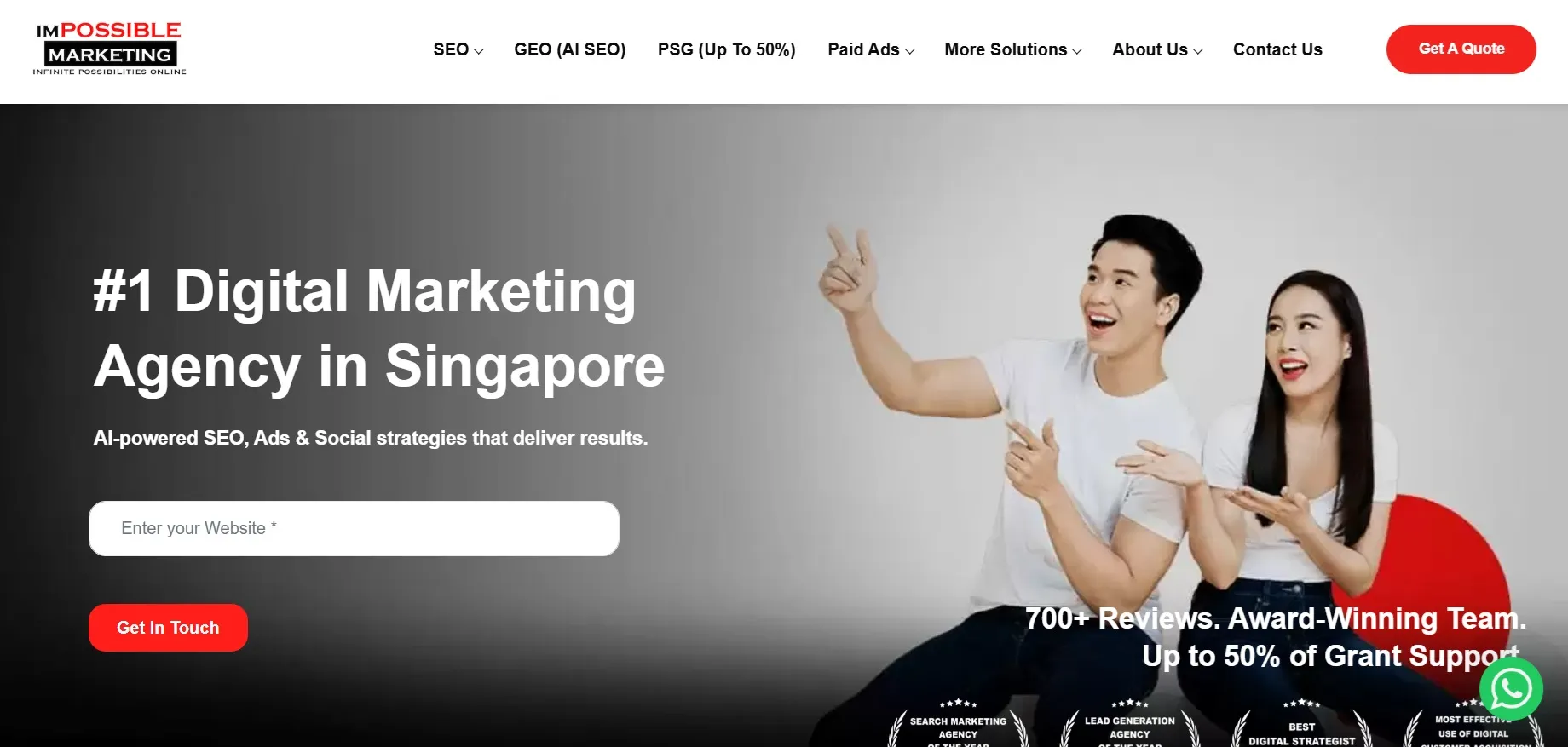Top 10 Companies With the Best SEM Services in Singapore (2026) 4 impossible marketing as one of the best sem services company