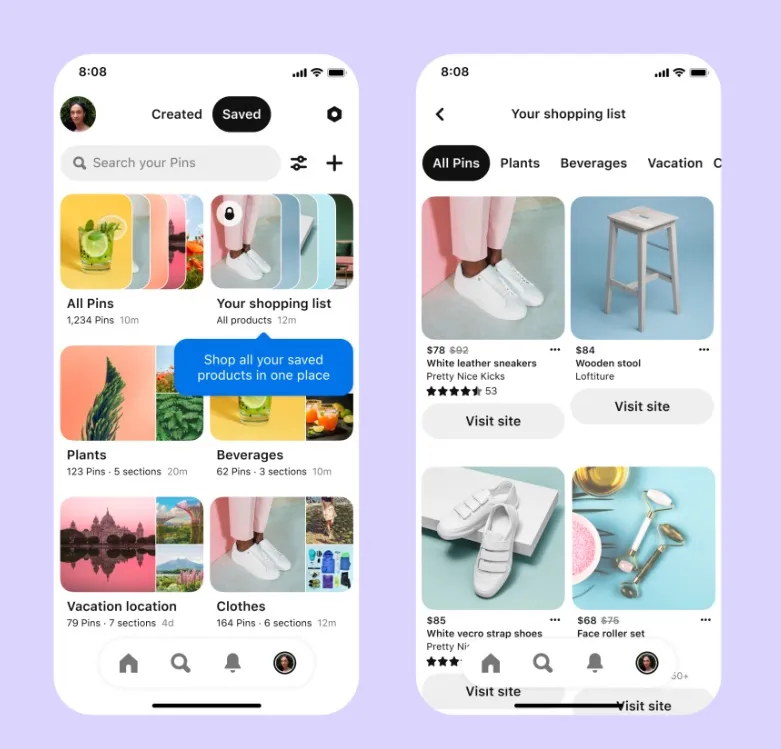 product listings for social ecommerce