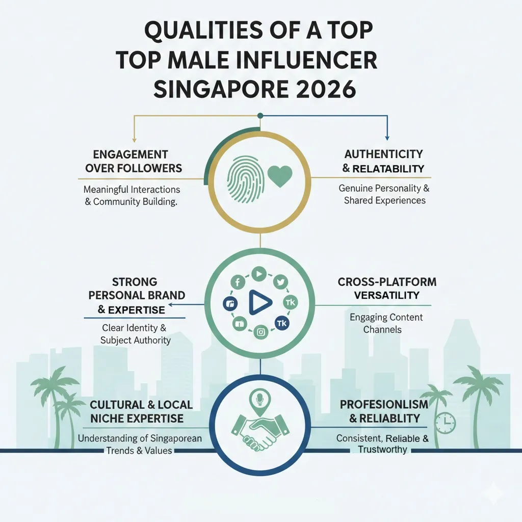 The Top 15 Male Influencers in Singapore in 2026 1 qualities of a top male influencer in singapore