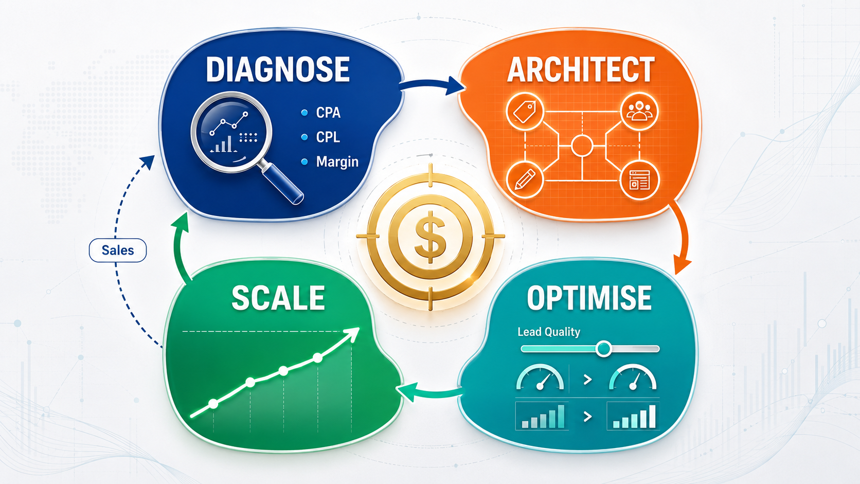 Social Media Advertising Strategy for Profitable Growth in 2026 1 4 stage of social media advertising strategy