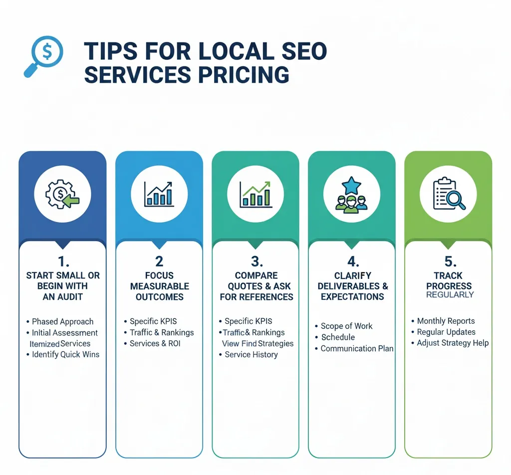tips for local seo pricing