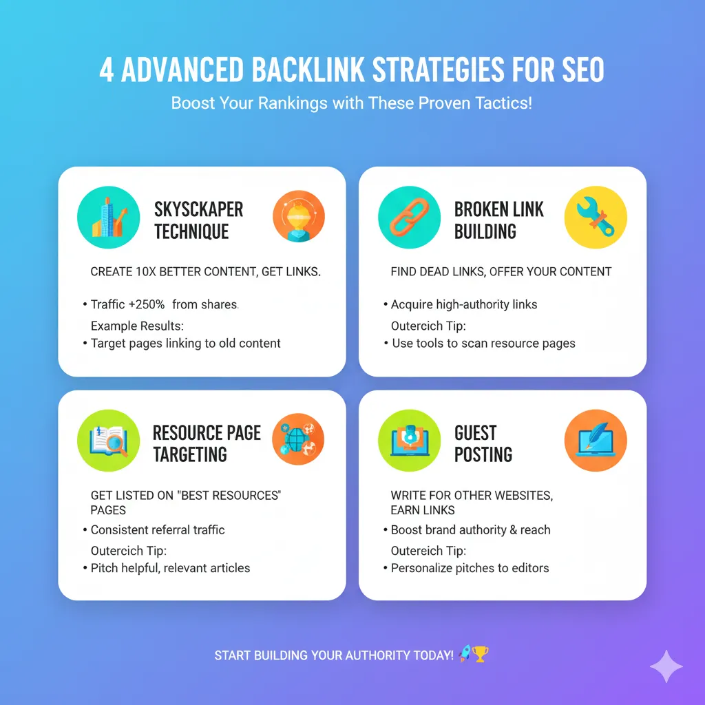 4 advance backlink strategies of seo