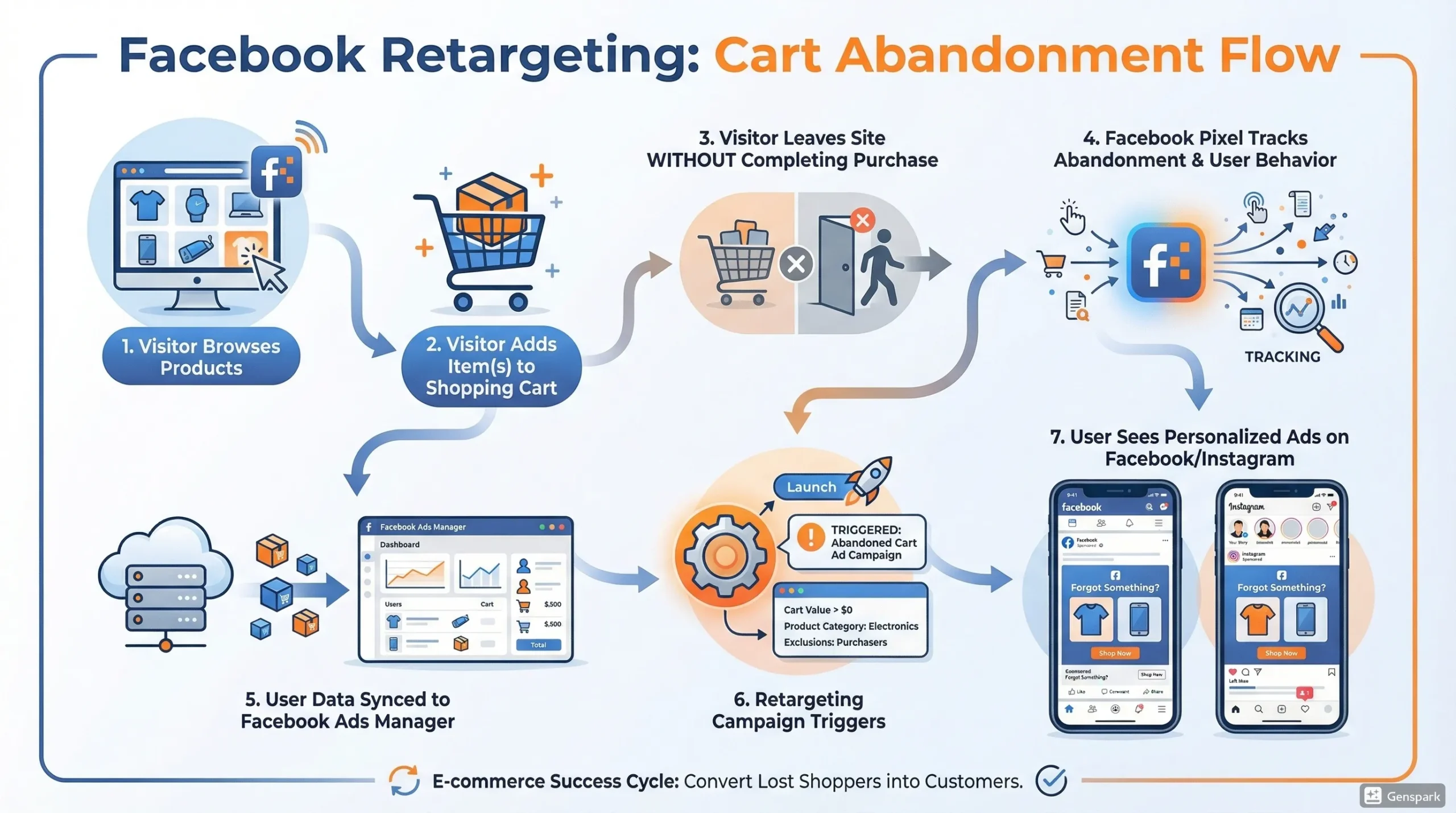 A Shopline merchant can leverage retargeting ads to nurture site visitors into return visitors, then eventually customers