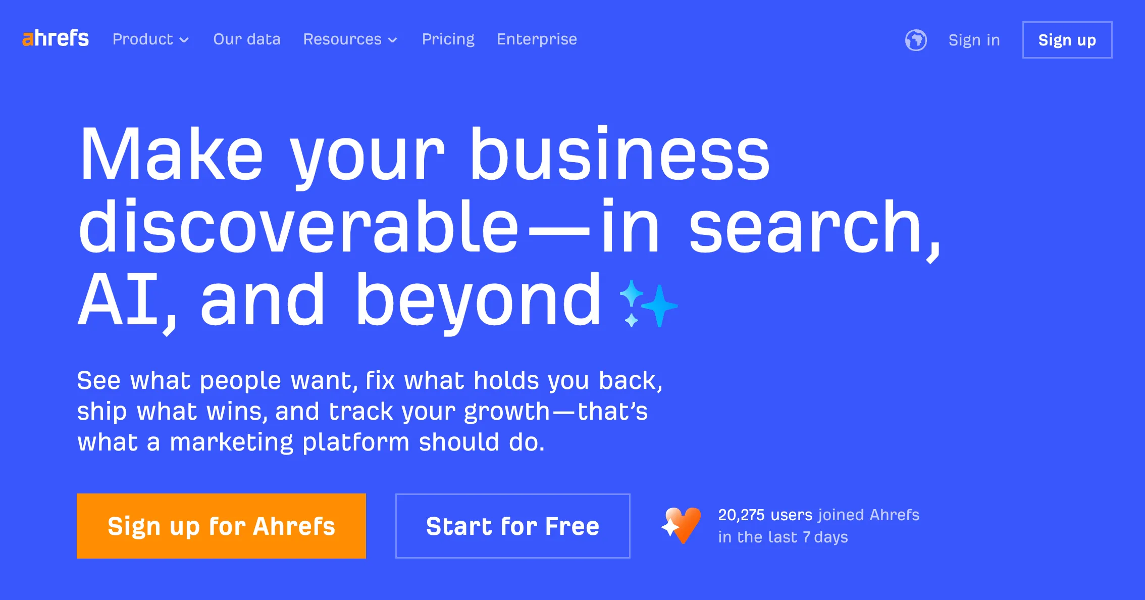 Ahrefs as one of the best SEO tools for an all-in-one suite