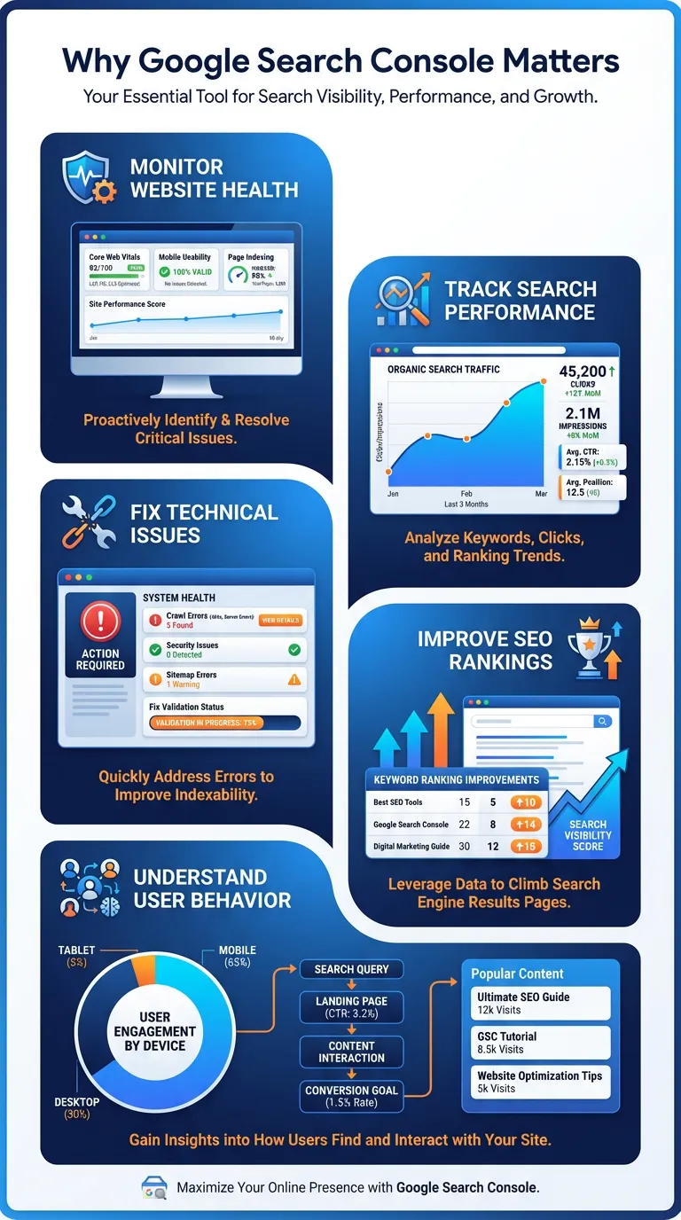 Google Search Console Guide for 2026 that any marketer needs to know
