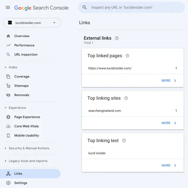 Google Search Console Guide on understanding Links Report
