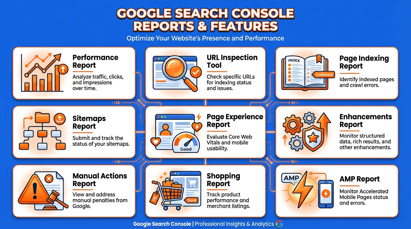 Google Search Console Guide to understanding the reports and features found in the tool