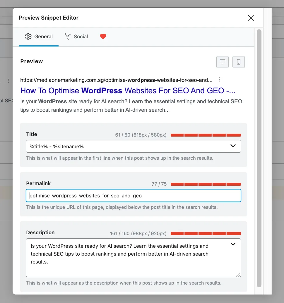 Use Post Name Permalinks for Wordpress