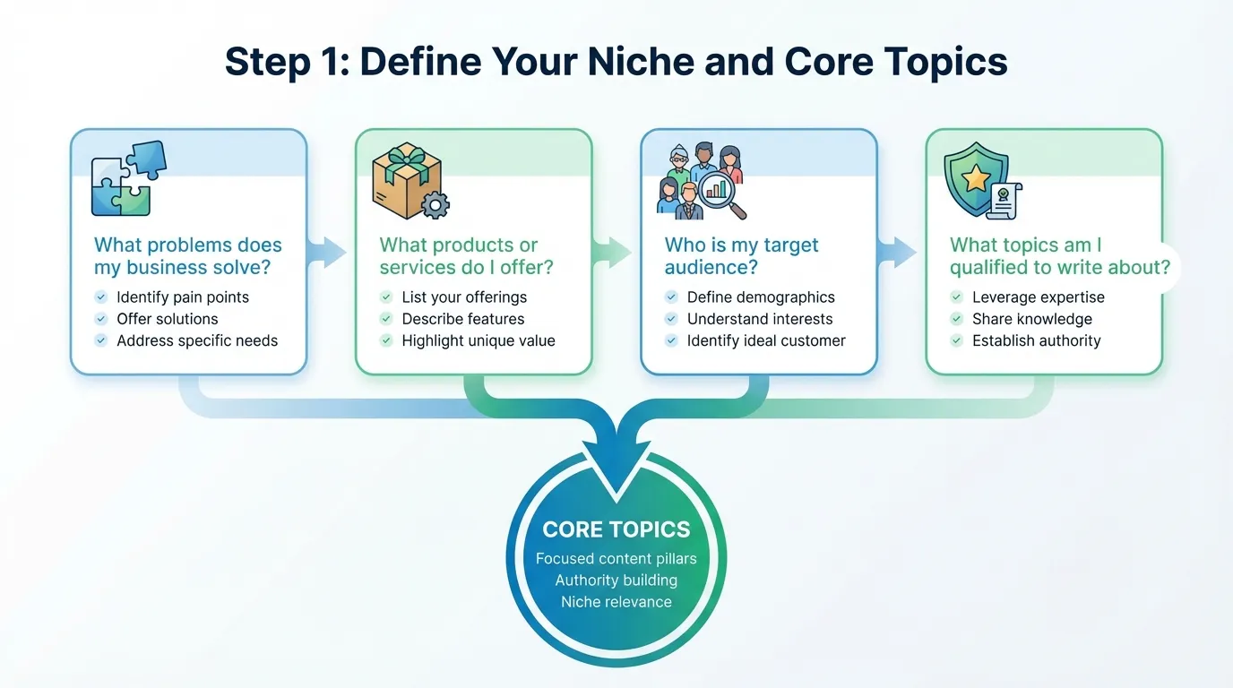 define your niche for keyword research