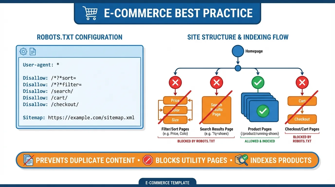 ecommerce best practice for robots.txt