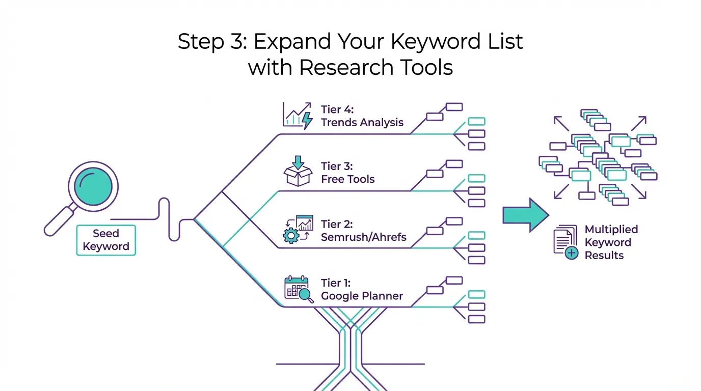 expand your keywords for keyword research