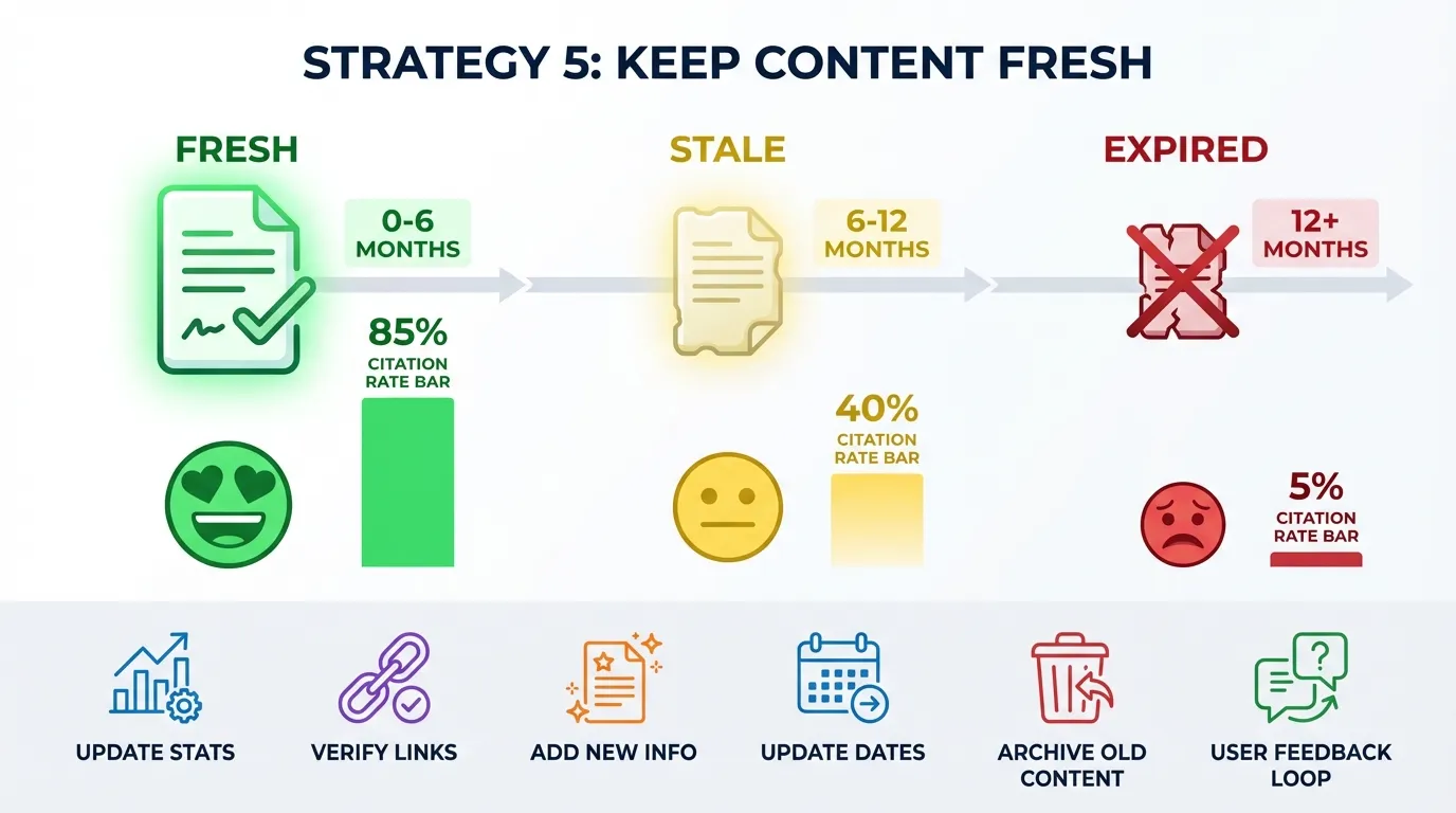 fresh content for google's ai overview