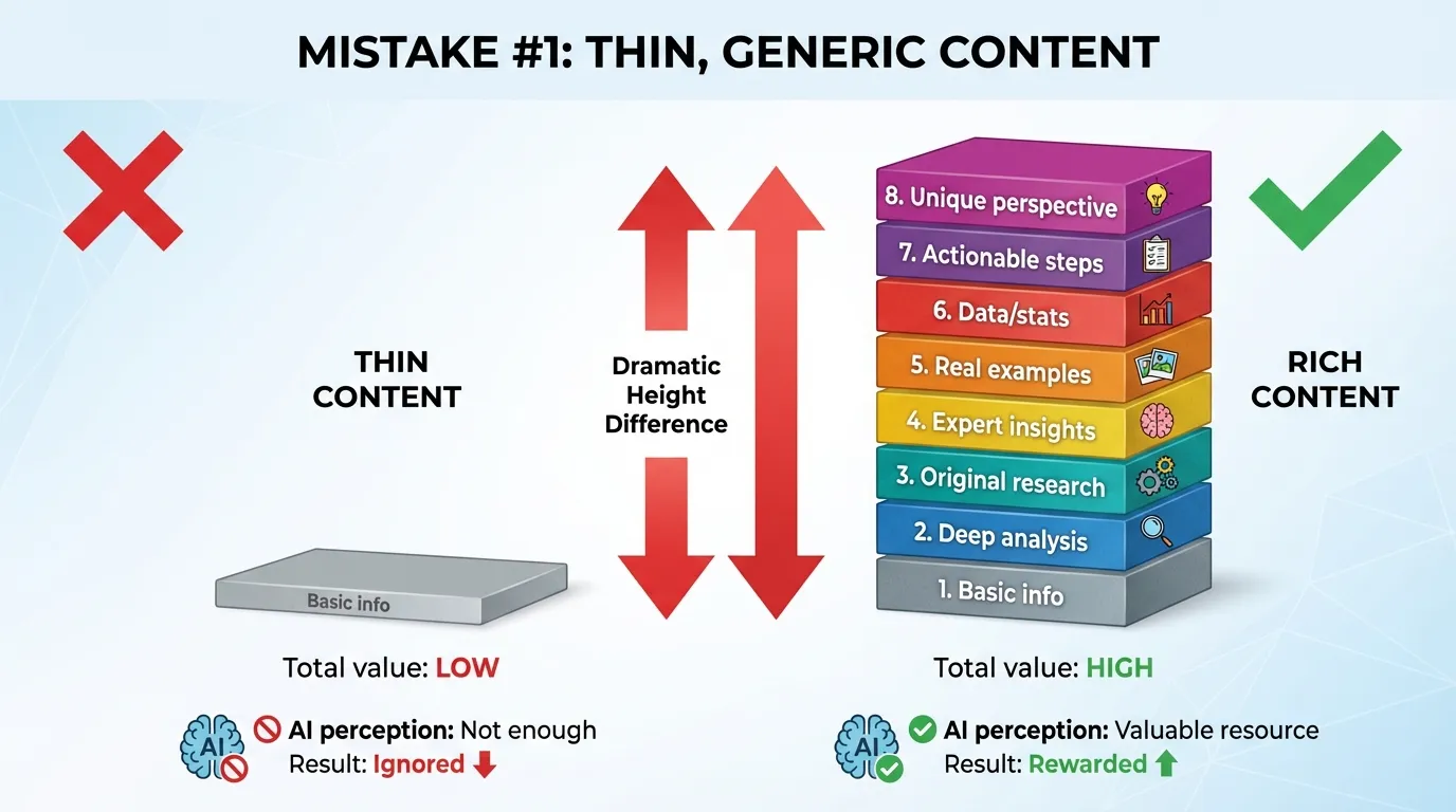 generic content for google's ai overview