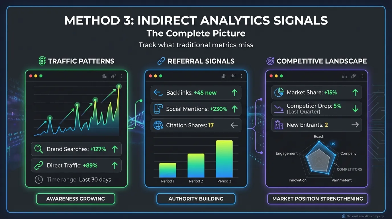 indirect analytics signals for google's ai overview