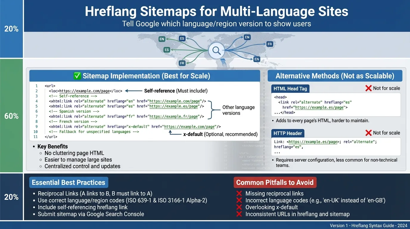 international seo hreflang for xml sitemaps