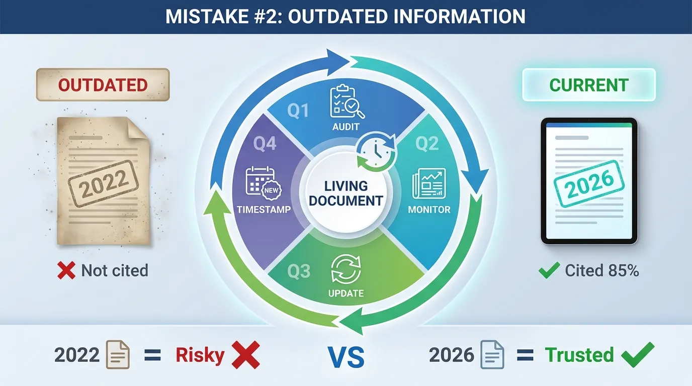 outdated information for google's ai overview
