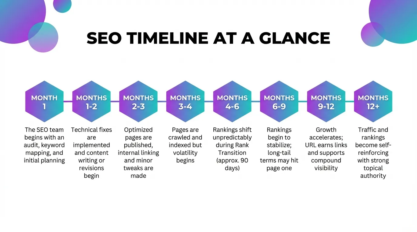 seo timeline