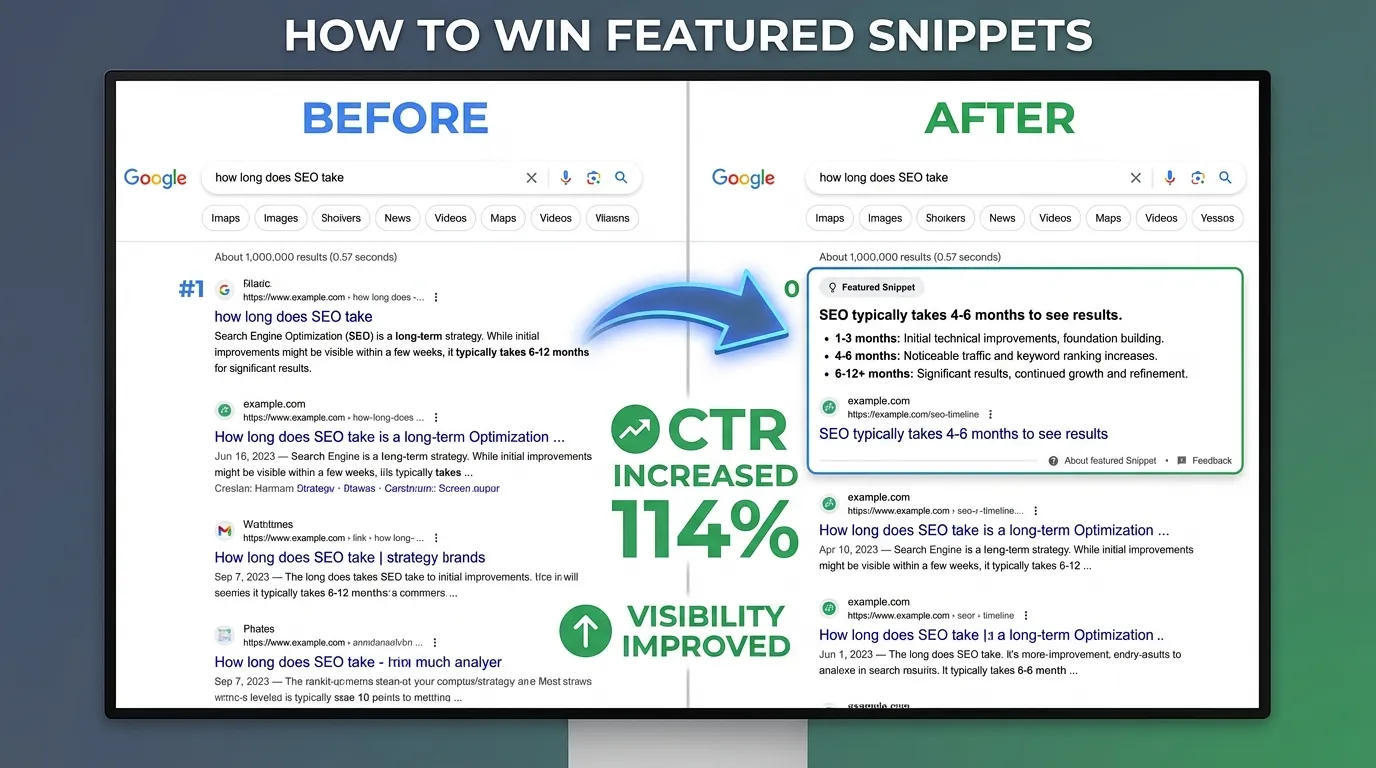 targeted featured snippets for keyword research