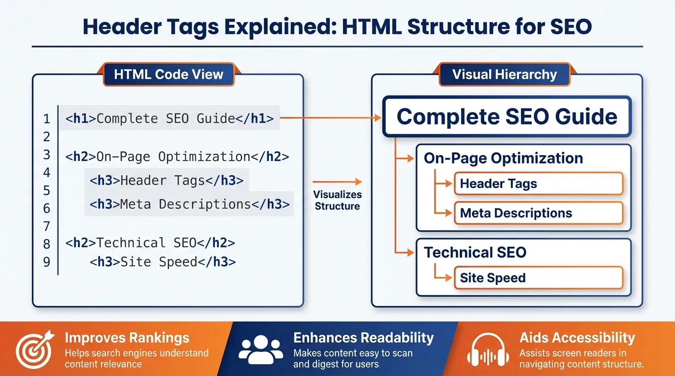 what are header tags seo