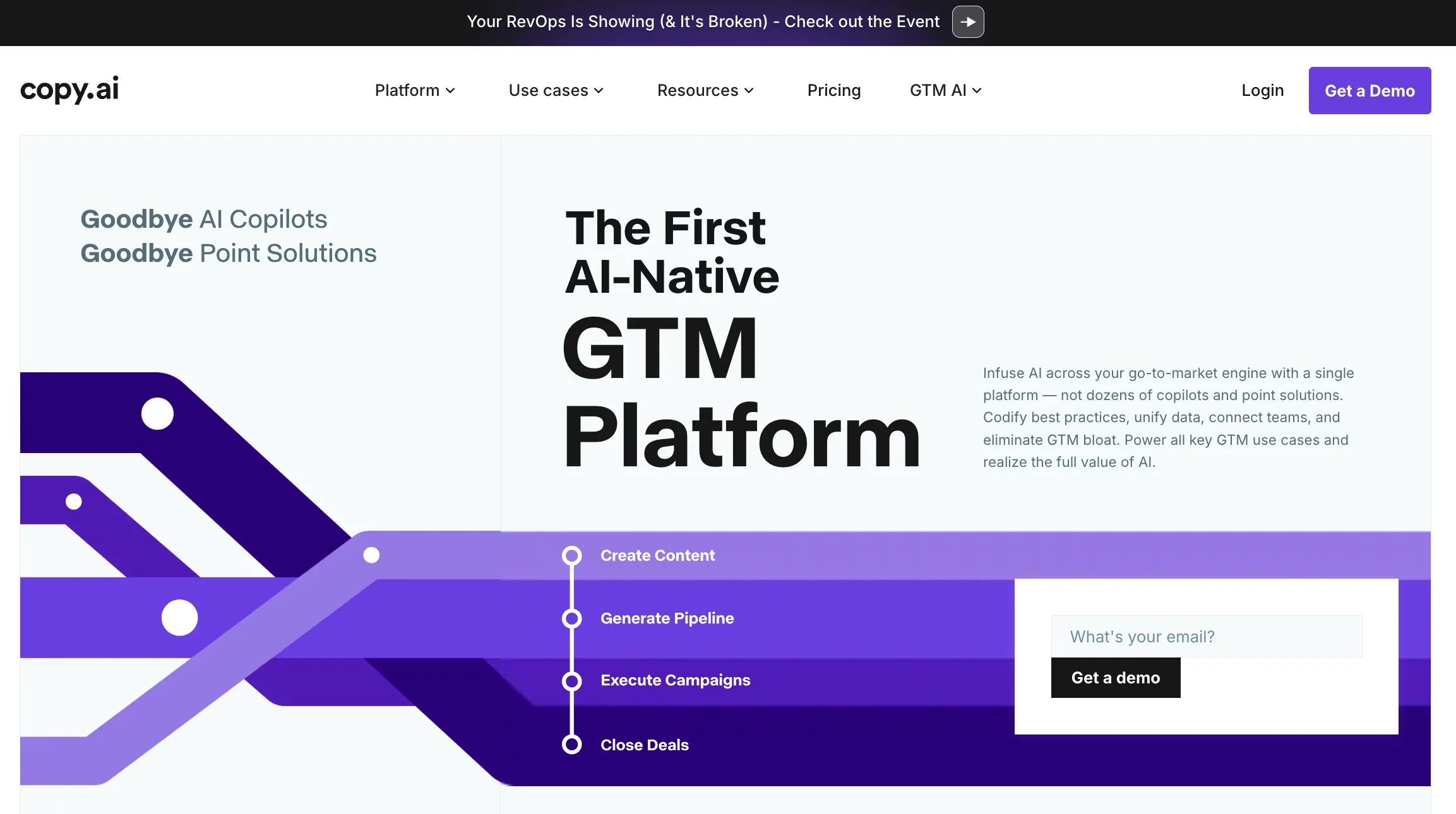 Copy.AI as one of the best Generative AI tools