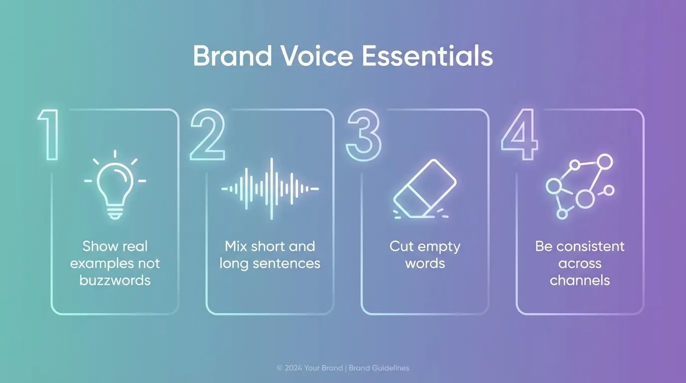 Create a voice for your brand story
