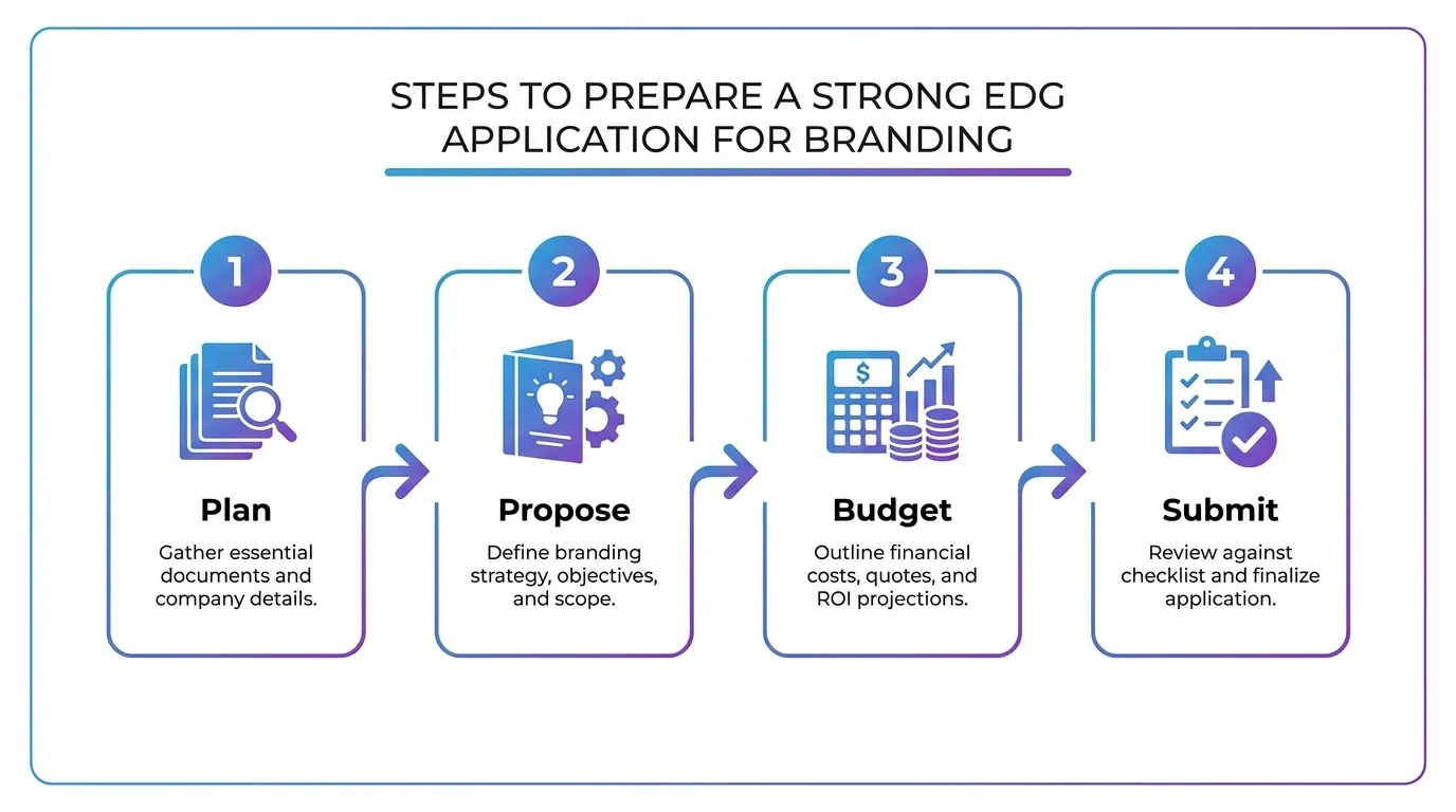 How to make your application for the Enterprise Development Grant (EDG) strong