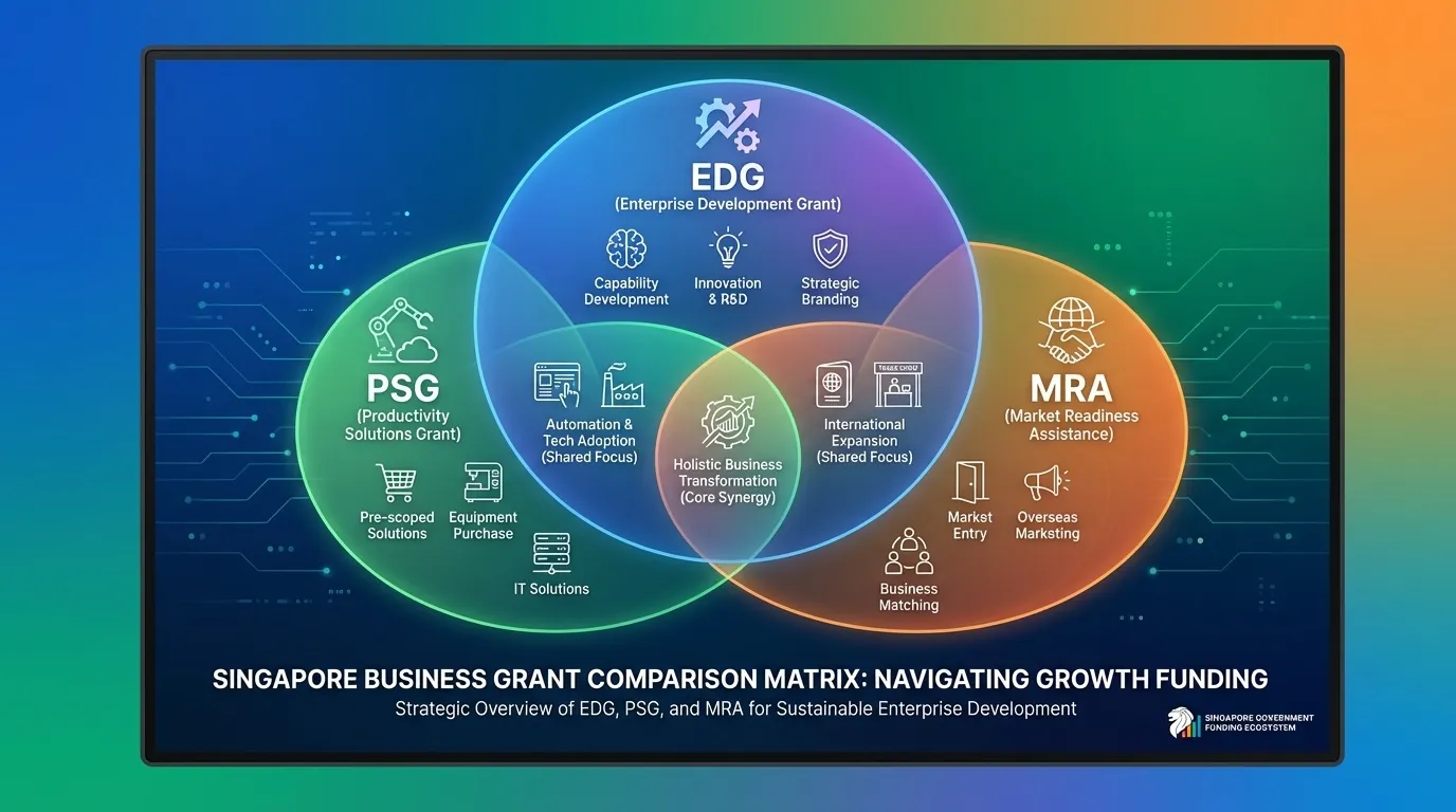 Other grants in Singapore aside from the Enterprise Development Grant (EDG)
