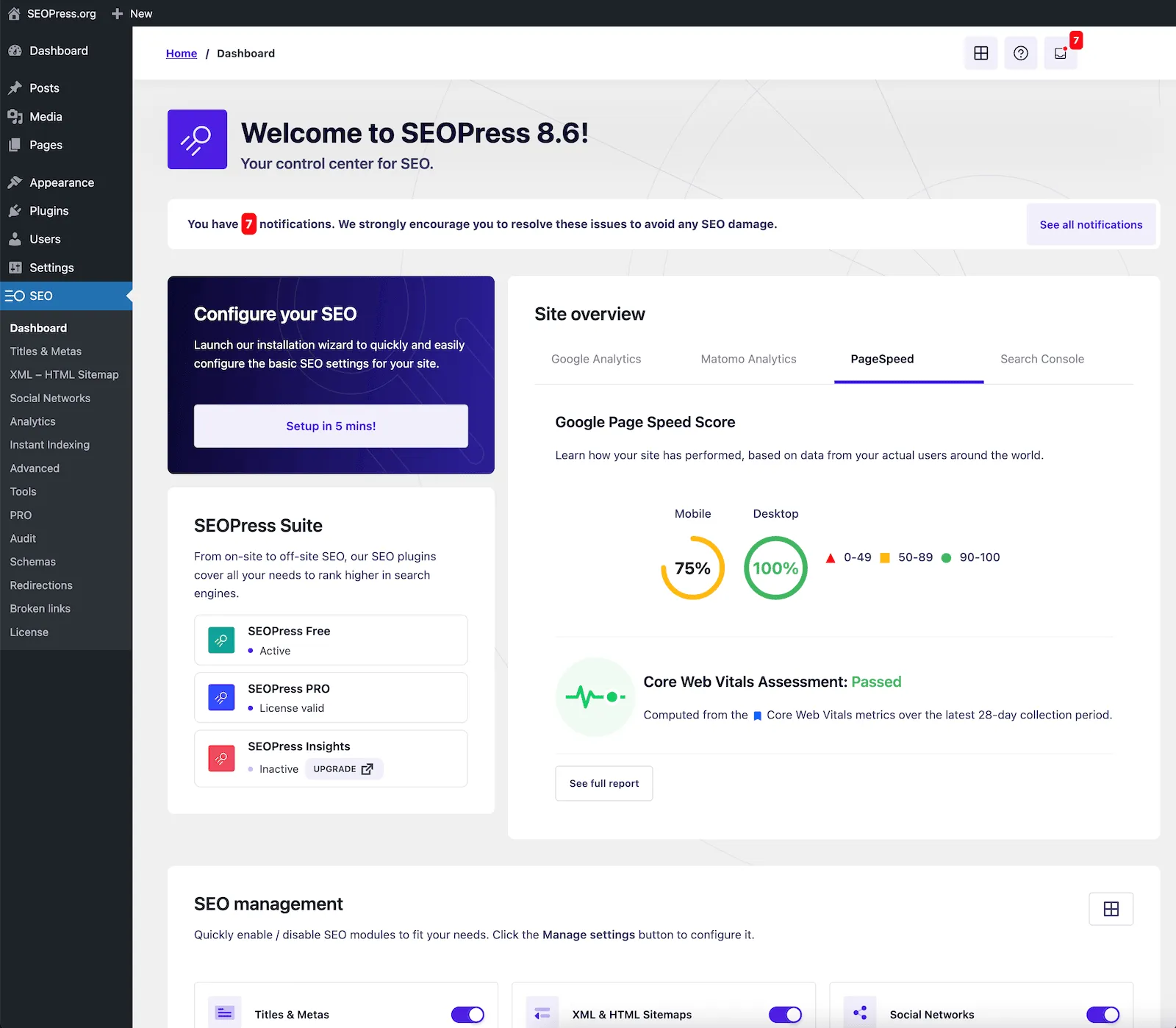 SEOPress is one of the best WordPress SEO plugins available
