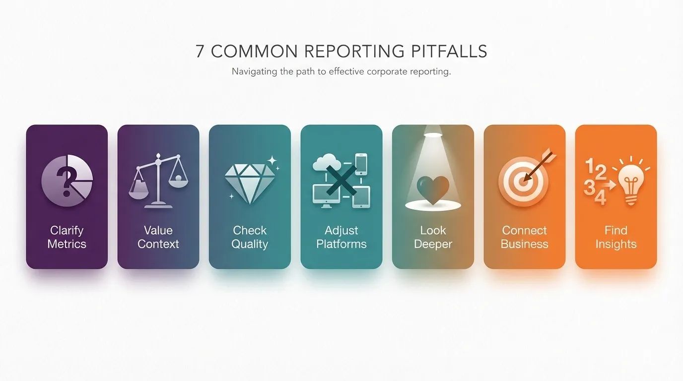 Social media metric reporting mistakes that are commonly happening