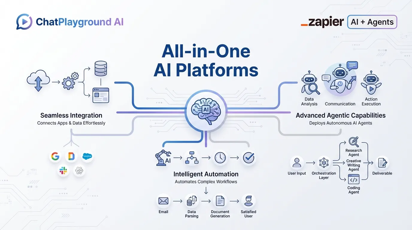The best generative AI tools for all-in-one AI platforms