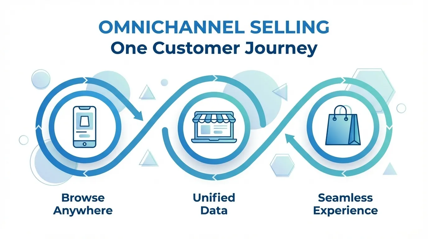 This is how omnichannel selling differs from multichannel selling